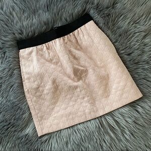 LOFT blush pink mini pocket skirt